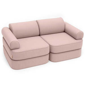Custom Kids Play Sofa Plus Modular Play Couch Set 6 Pieces for Playroom
