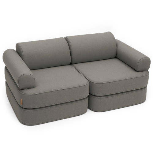 Custom Kids Play Sofa Plus Modular Play Couch Set 6 Pieces for Playroom