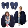 Custom Made Sensory Seat in Orange for Kids with Special Needs Soft Squeezie Therapy Cushion