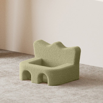 Custom-made soft foam baby chair providing safety and comfort for infants