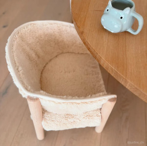 Custom Kids Wooden Dining Chair Durable and Comfortable for Mealtime Use