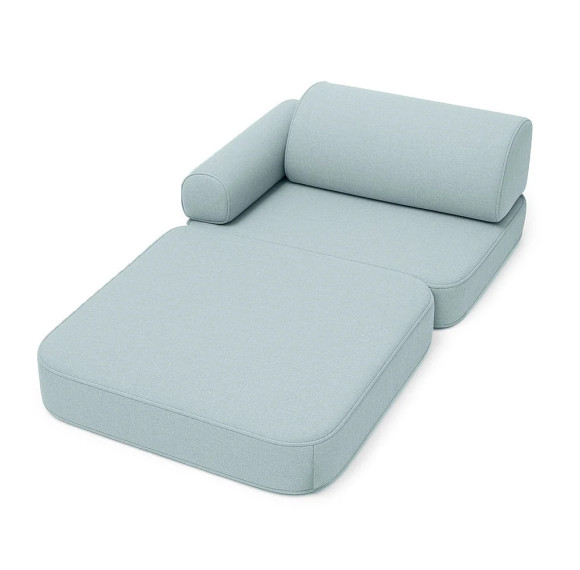 Made to Order Single Modular Kids Sofa Chair for Cozy Playroom and Bedroom