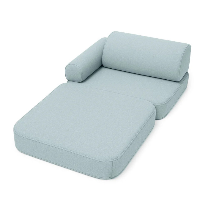 Made to Order Single Modular Kids Sofa Chair for Cozy Playroom and Bedroom