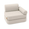 Made to Order Single Modular Kids Sofa Chair for Cozy Playroom and Bedroom