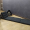 Custom Black Foam Tri-Fold Soft Cushion Single Sofa Bed for Small Spaces