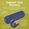 Custom Yoga Bolster Pillow Meditation Cushion with Machine Washable Cotton Cover