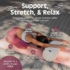 Custom Yoga Bolster Pillow Meditation Cushion with Machine Washable Cotton Cover