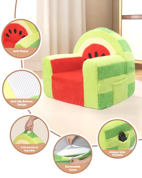 Custom Watermelon One-Piece Kids Sofa Chair Cute and Comfortable Design