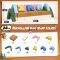 Customized Multicolor Puzzle Foam Blocks Modular Children Couch