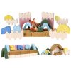 Customized Multicolor Puzzle Foam Blocks Modular Children Loveseat Playset