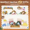 Customized Multicolor Puzzle Foam Blocks Modular Children Loveseat Playset