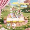 Customized Cute Pink Fairy Theme Multicolor Puzzle Foam Blocks Modular Children Loveseat