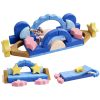 Customized Cute Blue Ocean Theme Multicolor Puzzle Foam Blocks Modular Children Loveseat