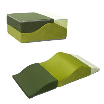 Custom Green Soft Climbing 3 PCS Play Set for Little Ones – Foam Modular Activity Blocks