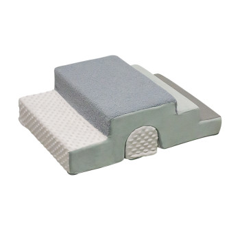 Custom Grey Stair-Shaped Climbing Soft Play for Toddlers – Foam Modular Play Set