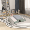 Custom Grey Stair-Shaped Climbing Soft Play for Toddlers – Foam Modular Play Set