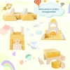 Factory Customized Compressible Kids Fabric and Sponge Combo Sofa for Wholesale