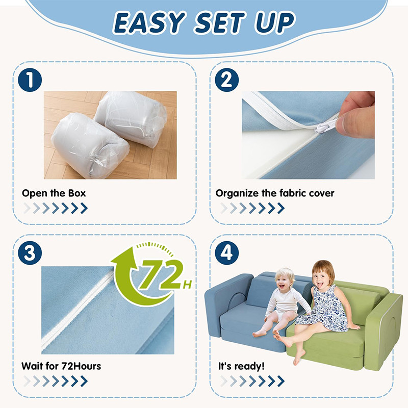 Interesting parameters of children's sofa
