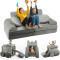 Tailored Light Grey 17 Piece Modular Children Sofa Set for Playroom and Bedroom