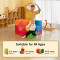 Custom Colorful Tetris Style Modular Kids Sofa Set for Playroom and Creative Spaces