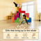 Custom Colorful Tetris Style Modular Kids Sofa Set for Playroom and Creative Spaces
