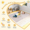 OEM Beige Kids Modular Sofa Set with Foam Building Blocks for Playroom and Learning Space