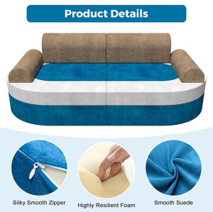 Customized Ocean Blue Ship Theme Modular Children Couch Set for Playroom