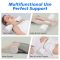 Custom Cervical Pillow Memory Foam Neck Bolster 3.1in Medium Soft Sleep Yoga