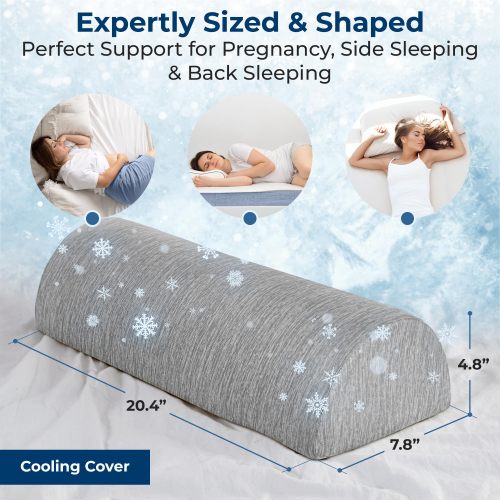 Custom Factory Memory Foam Knee Pillow with Cooling Cover for Sciatica Relief