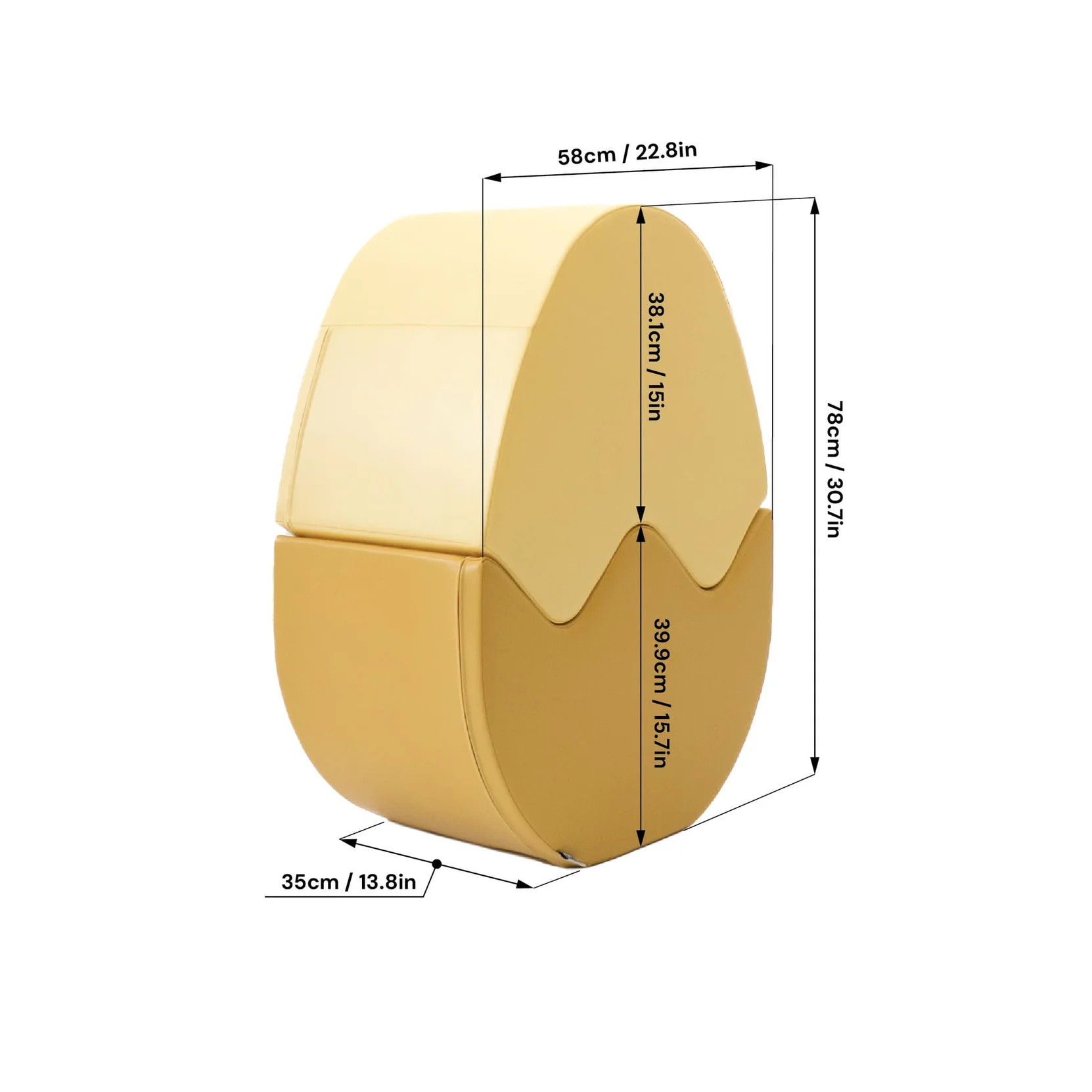 Sofa recliner length, width & height introduction