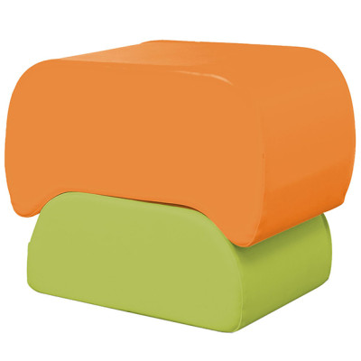 Custom Factory Kids Table and Stool 2 Piece Foam Set for Playroom and Learning
