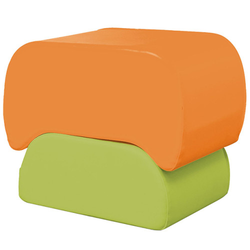 Custom Factory Kids Table and Stool 2 Piece Foam Set for Playroom and Learning