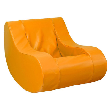 Custom Factory Rocking Lounge Chair Soft Foam Seat for Children Playroom Use
