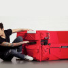 Custom Factory Portable Compressible Kids Sofa Travel Couch for Easy Storage