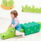 Custom Factory Crocodile Shaped Soft Climbing Toy for Kids Playroom and Nursery
