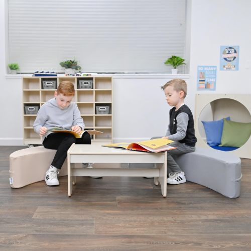 Professional Manufacturer Kids Rocker Chair Banana Shape Flexible Classroom Seat Sensory Training Furniture for Kindergarten