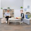 Professional Manufacturer Kids Rocker Chair Banana Shape Flexible Classroom Seat Sensory Training Furniture for Kindergarten