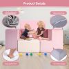 Specialized Workshop Modular Kids Play Sofa 7 PCS Pink Foam Couch for Soma Cube Play