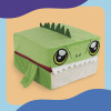 Made-to-Order Factory Kids T-Rex Cube Pillow Plush Toy 2 in 1 Cushion for Toddlers