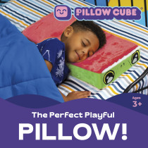 Made-to-Order Factory Kids T-Rex Cube Pillow Plush Toy 2 in 1 Cushion for Toddlers