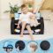 Tailored Production Black Car Shaped Folding Kids Sofa Bed Soft Foam Couch for Playroom