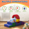 Crafted Manufacturer Crawling and Sliding Soft Foam Play Tunnel Set for Toddlers