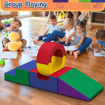 Crafted Manufacturer Crawling and Sliding Soft Foam Play Tunnel Set for Toddlers