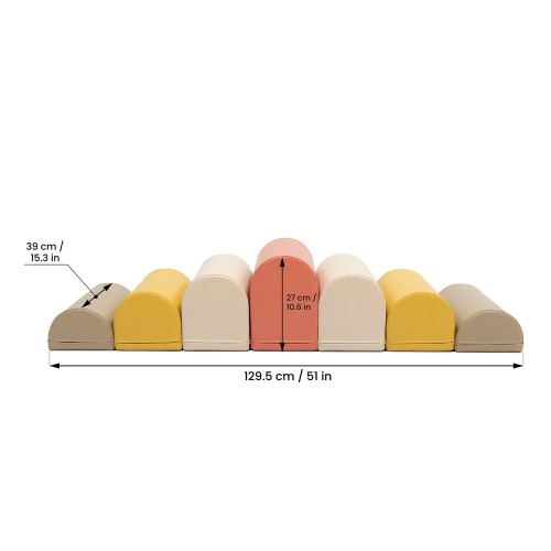 Custom Factory Multifunctional Soft Play Activity Blocks Motion Foam Climbing Toys for Kids