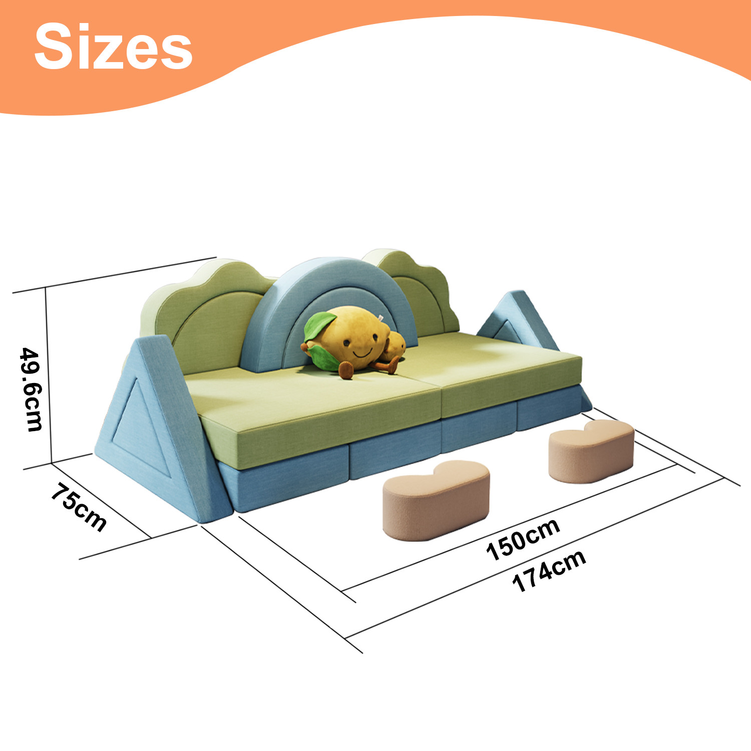 Sofa recliner length, width & height introduction