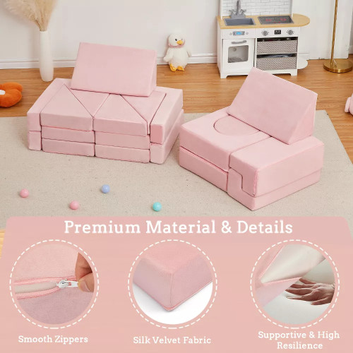 Custom Factory Kids Play Couch Modular Sofa Foam Furniture for Living Room Playroom