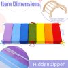 Custom Factory Cushion for Climbing Arch Rainbow Toddler Play Set Detachable Rocker Pillow for Kids