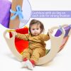 Custom Factory Cushion for Climbing Arch Rainbow Toddler Play Set Detachable Rocker Pillow for Kids