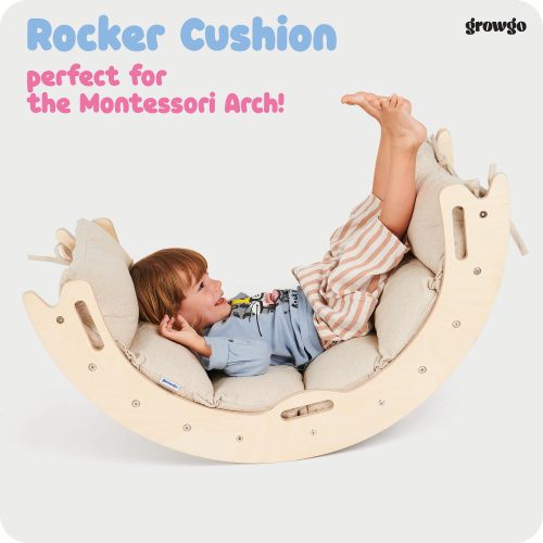 Custom Factory Climbing Arch Pillow for Toddlers Multiuse Montessori Floor Lounger Cushion Washable
