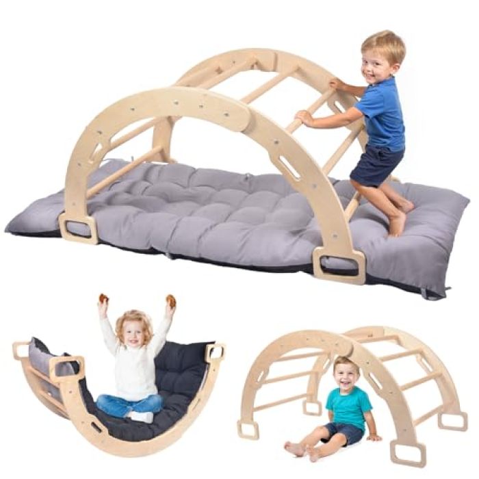 Custom Factory Climbing Arch Pillow for Toddlers Multiuse Montessori Floor Lounger Cushion Washable